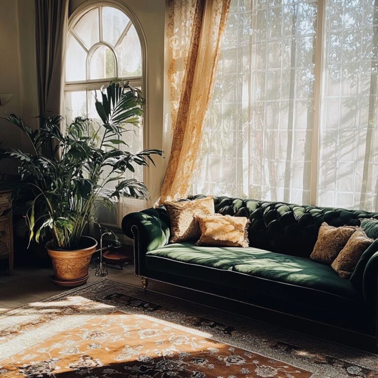 Dark Green Sofa