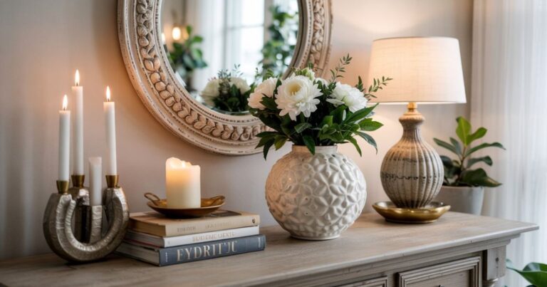 Entry Table Decor