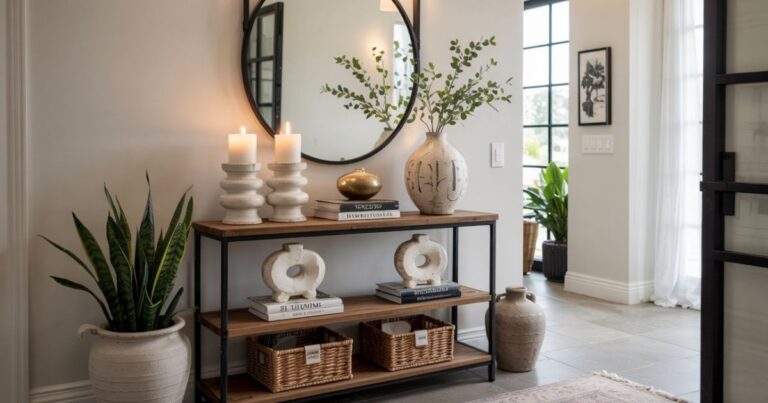 Entry Table Decor